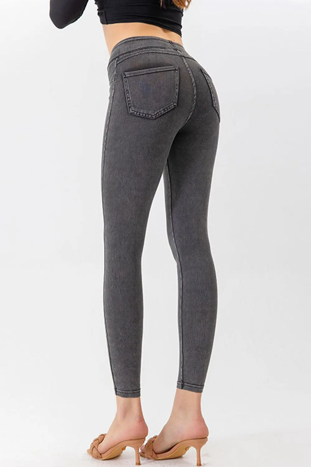 High Waist Skinny Jeans, image 8