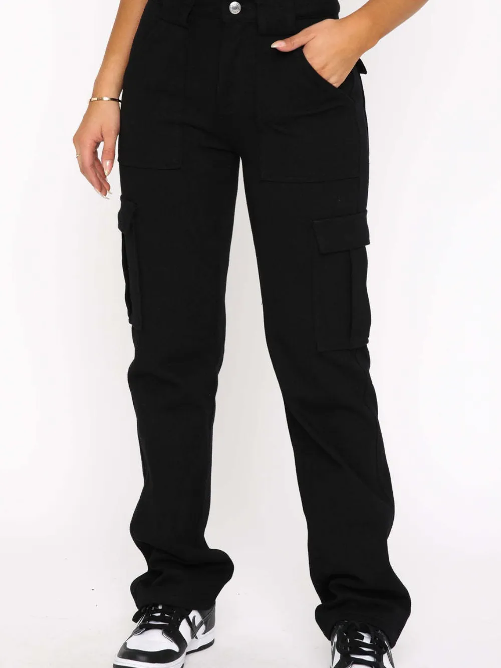 Straight Leg Cargo Pants, image 4