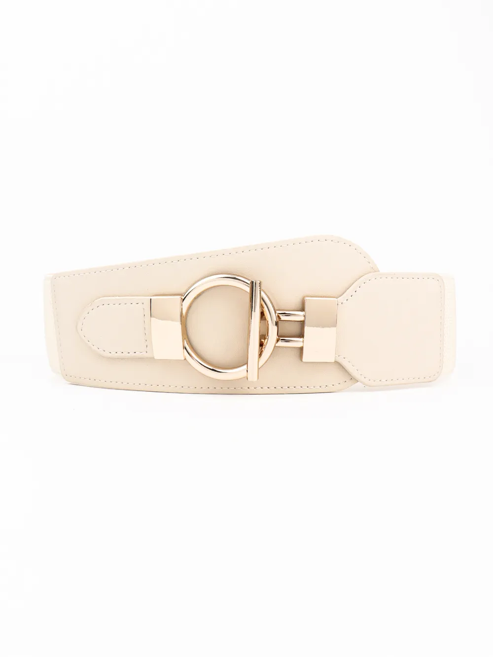 PU Elastic Wide Belt with Alloy Buckle, image 22