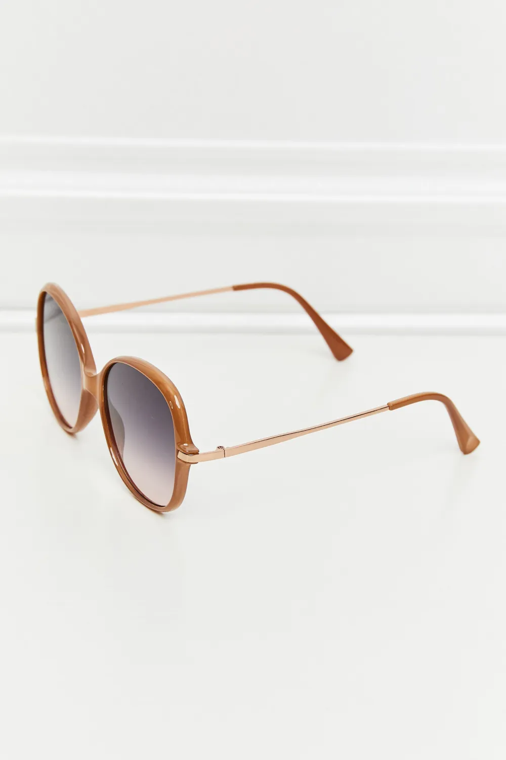 Metal-Plastic Hybrid Full Rim Sunglasses, image 13