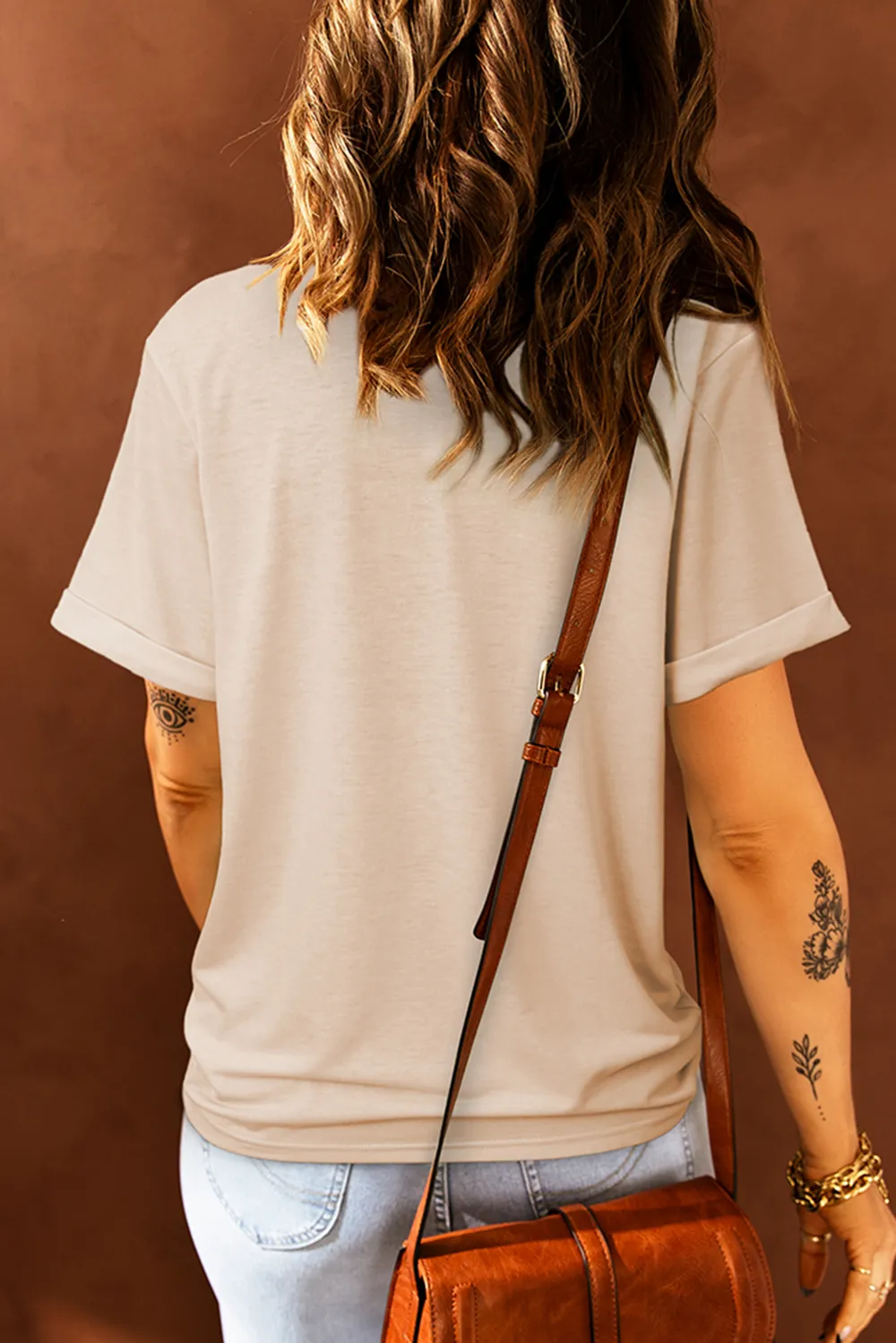Western Graphic Round Neck T-Shirt, image 3