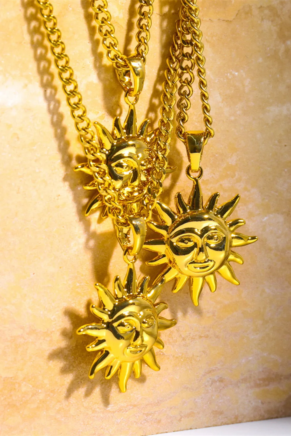 Sun Pendant Copper Necklace, image 5