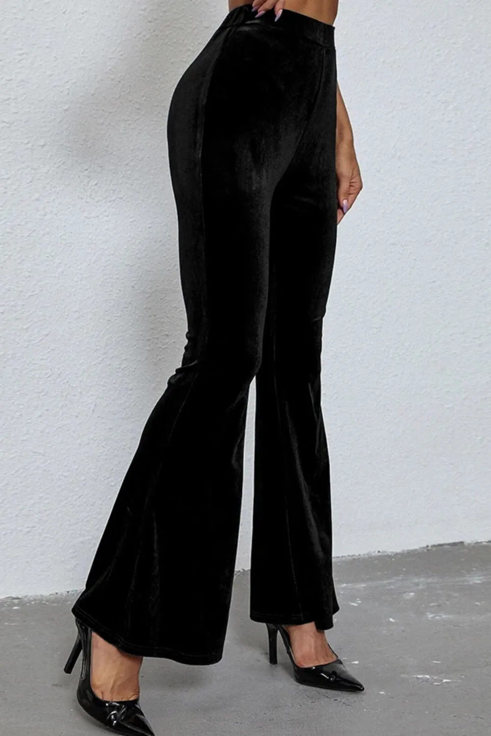 High Waist Flare Leg Pants, image 4