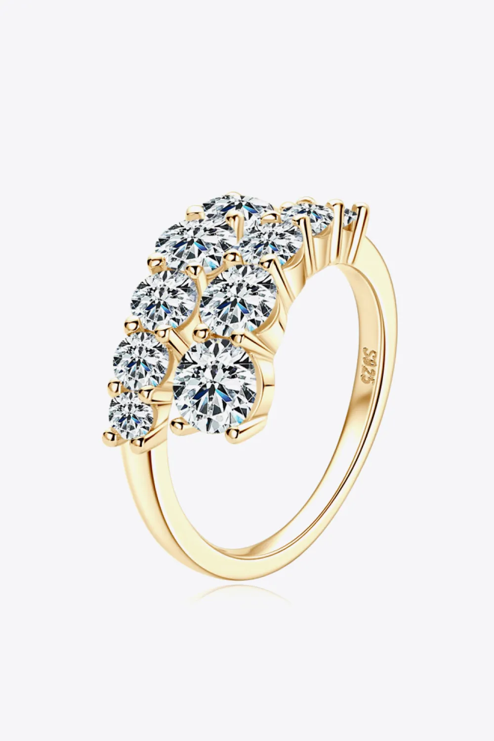 Moissanite 925 Sterling Silver Ring, image 8