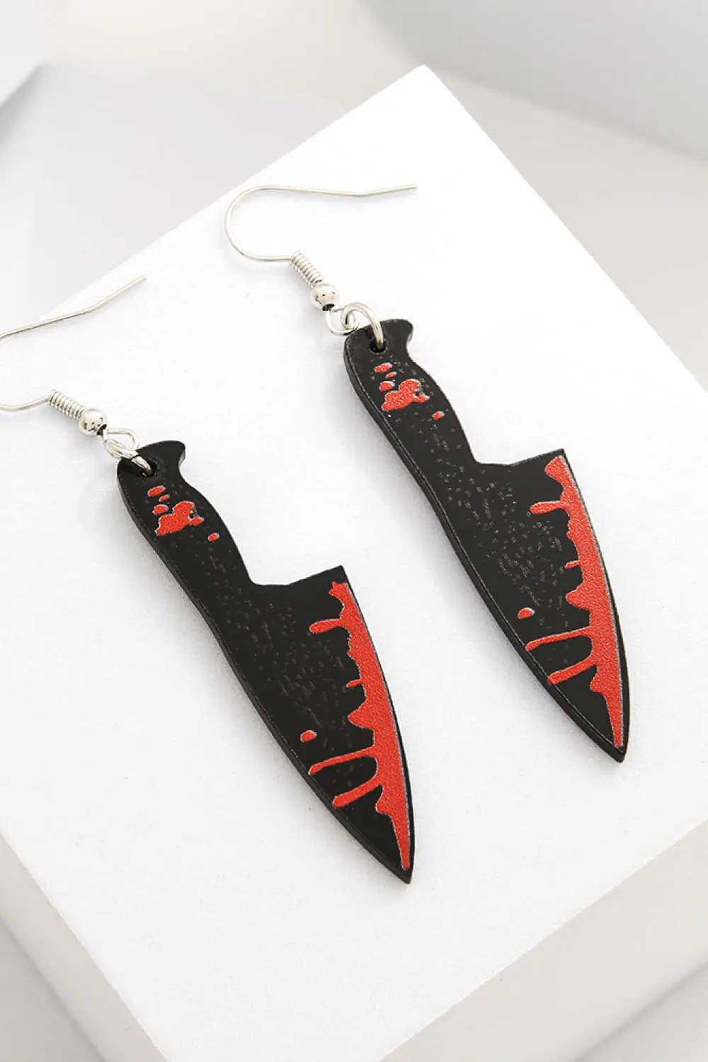 Bloody Horror Drop Earrings, image 8