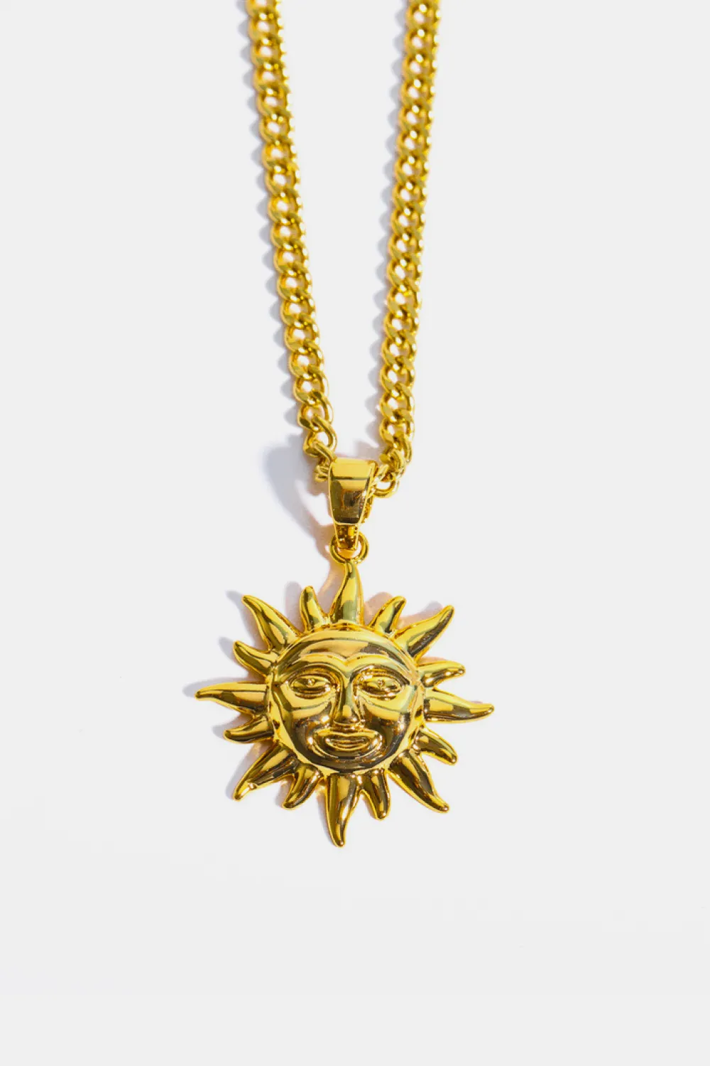 Sun Pendant Copper Necklace, image 6