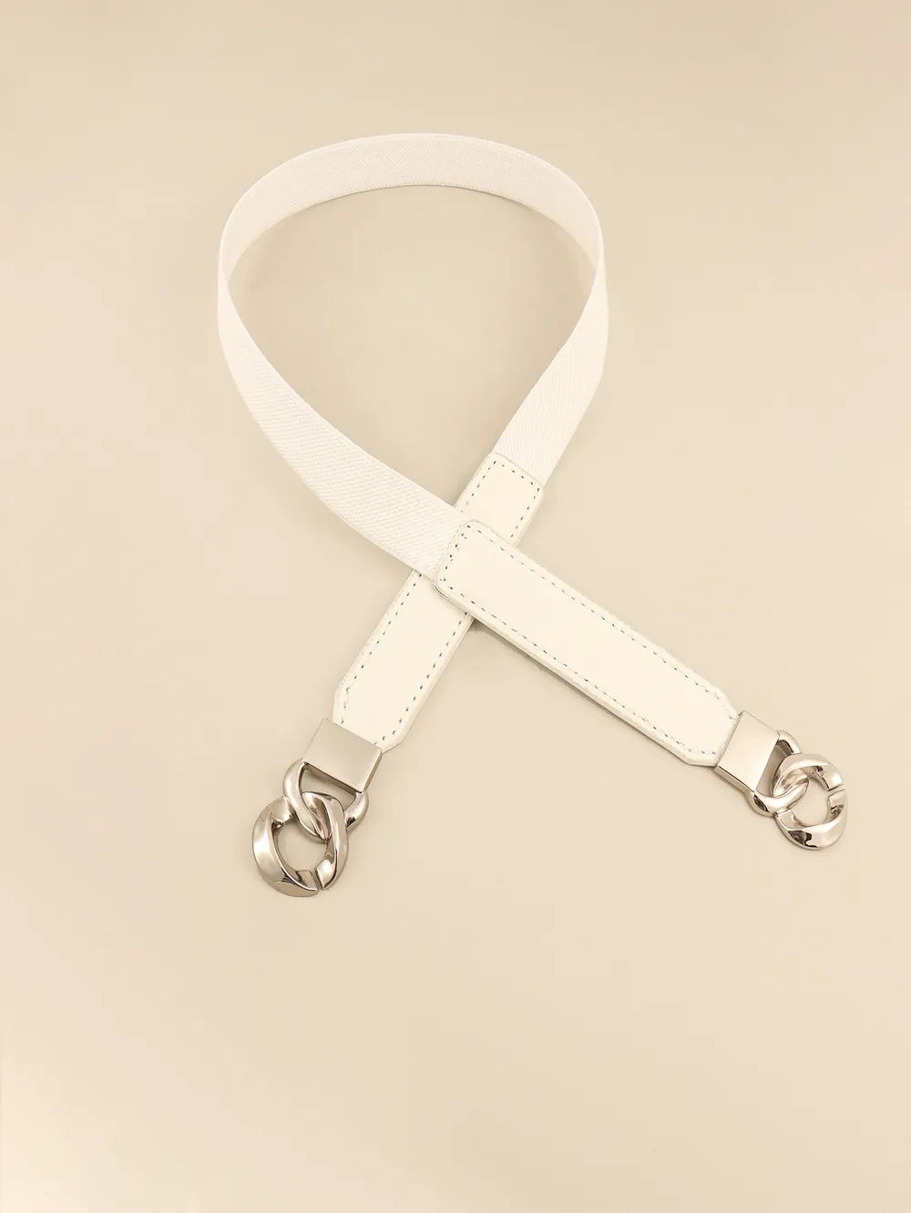 Zinc Alloy Buckle Elastic PU Belt, image 27