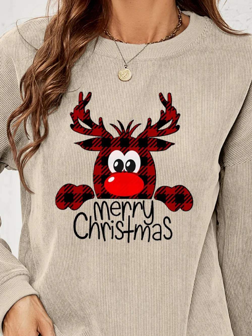 MERRY CHRISTMAS Graphic Sweatshirt, image 3