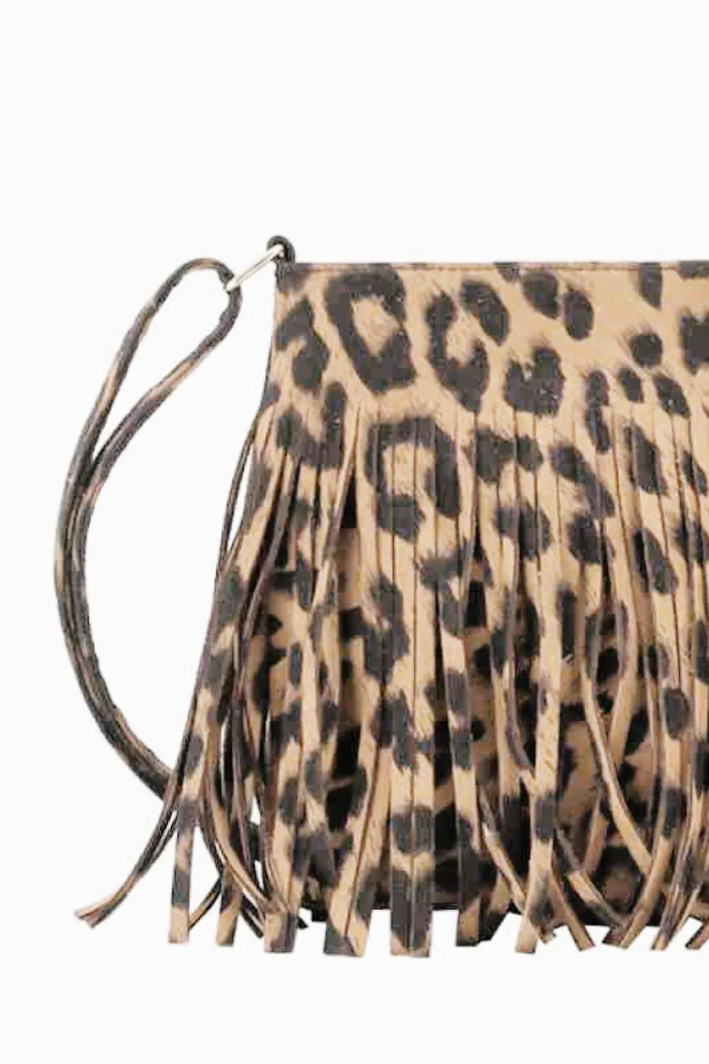 PU Leather Crossbody Bag with Fringe, image 14