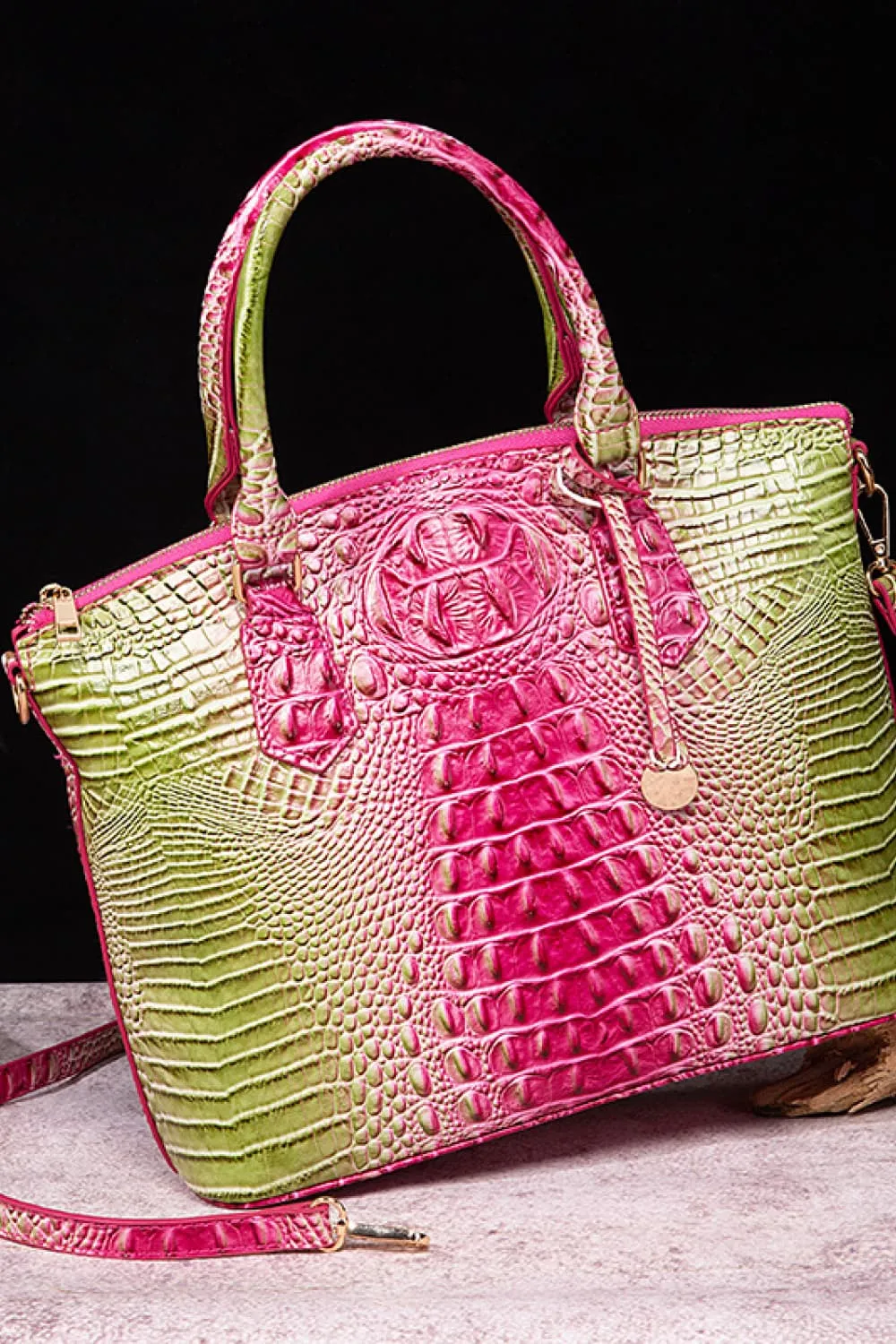 Gradient PU Leather Handbag, image 12