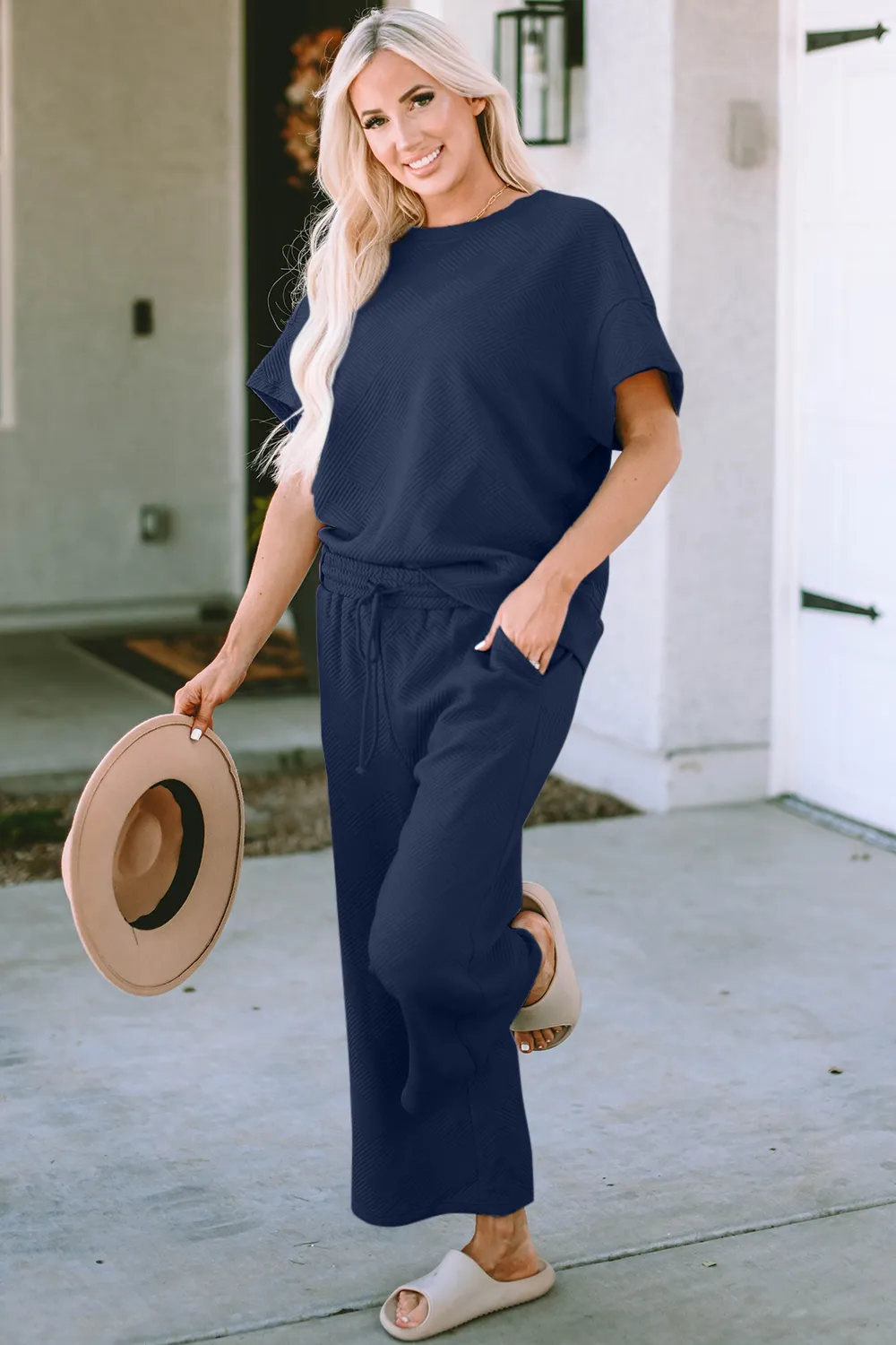 Short Sleeve Top and Pants Set, image 32
