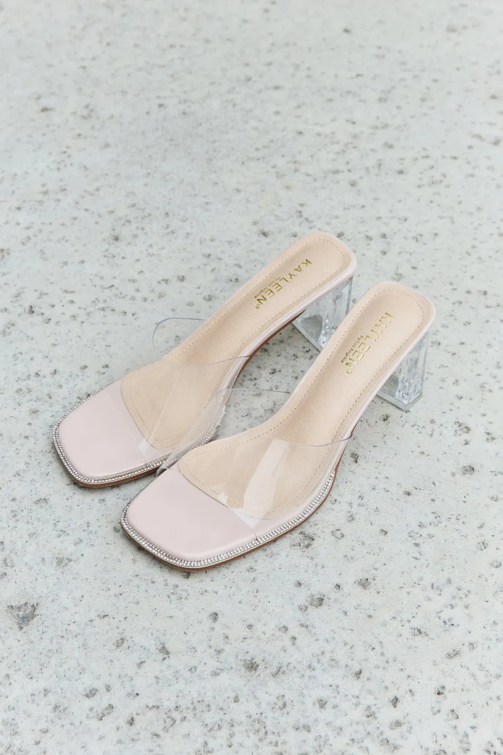 Make Myself Clear Mule Block Heels, image 4