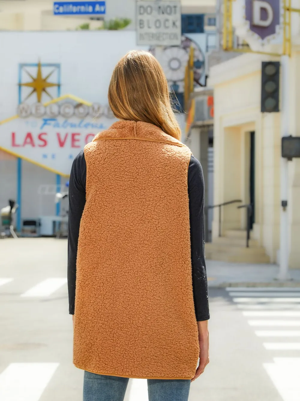 Open Front Collared Vest, image 3