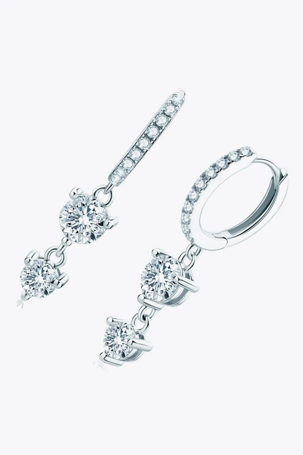 Be The One Moissanite Drop Earrings, image 5