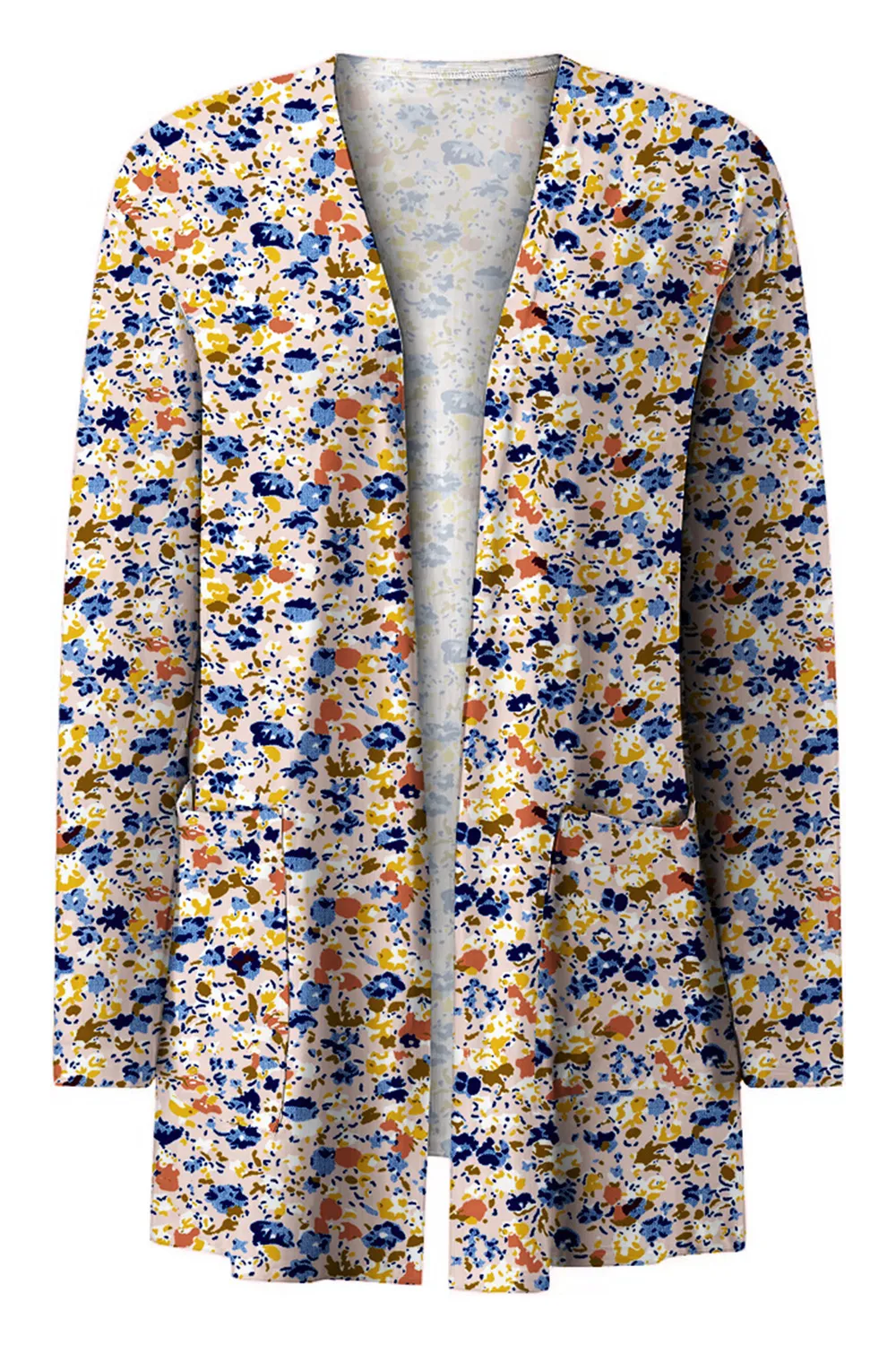 Printed Long Sleeve Cardigan, image 7