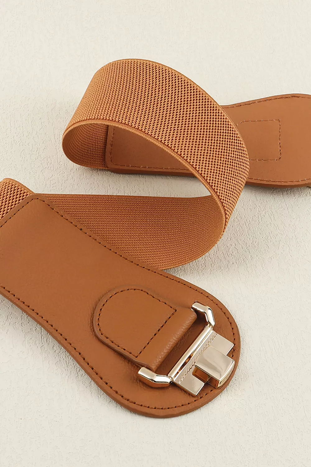 Alloy Buckle Elastic Belt, image 4