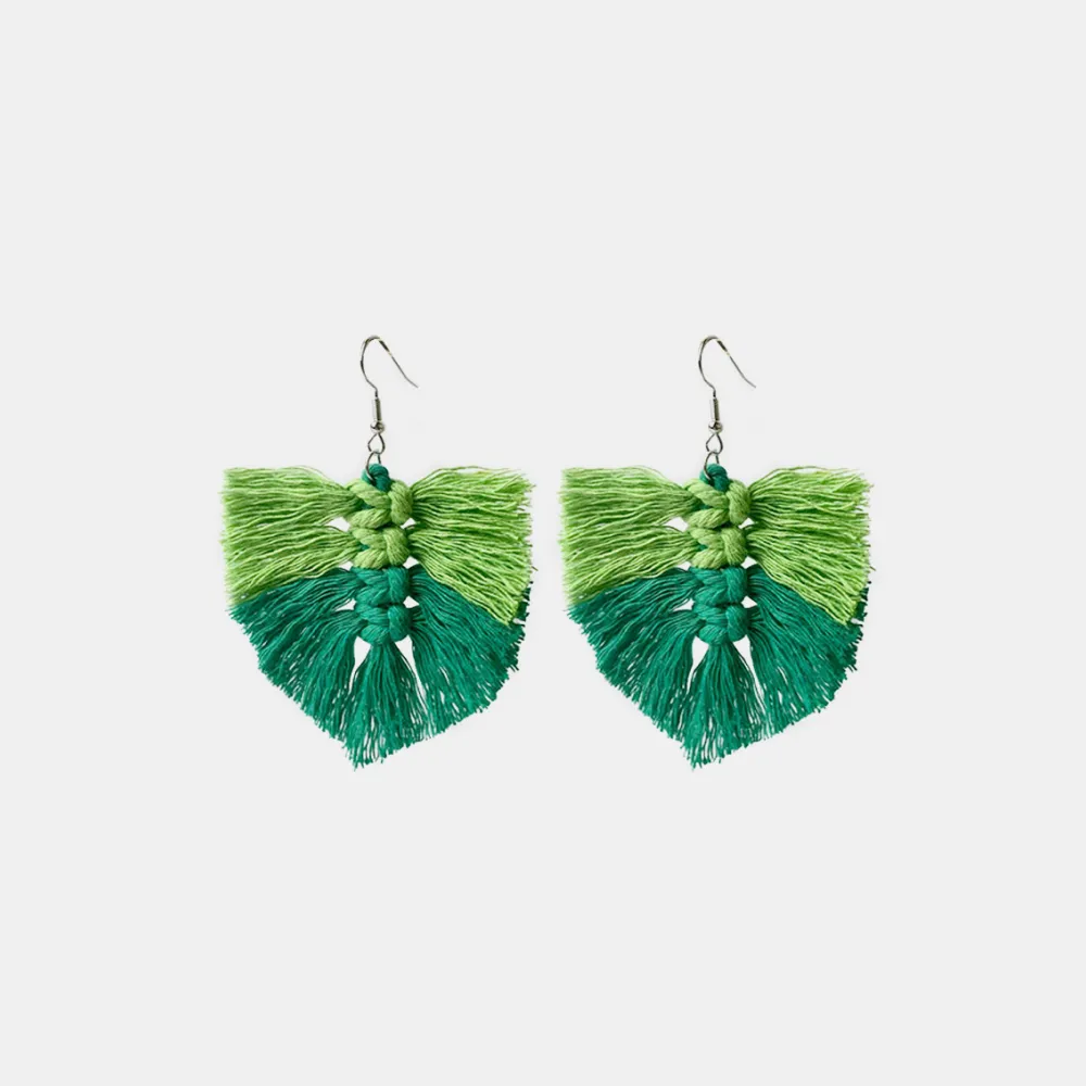Fringe Detail Dangle Earrings, image 2