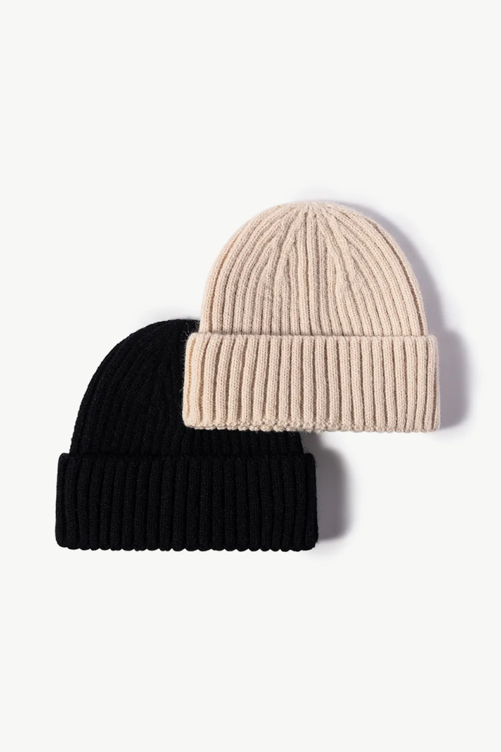 Rib-Knit Cuff Beanie, image 31