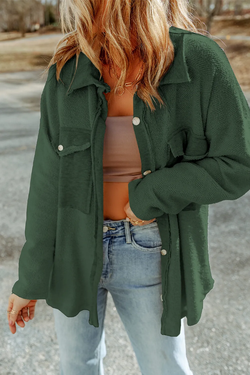 Button Down Long Sleeve Jacket, image 8