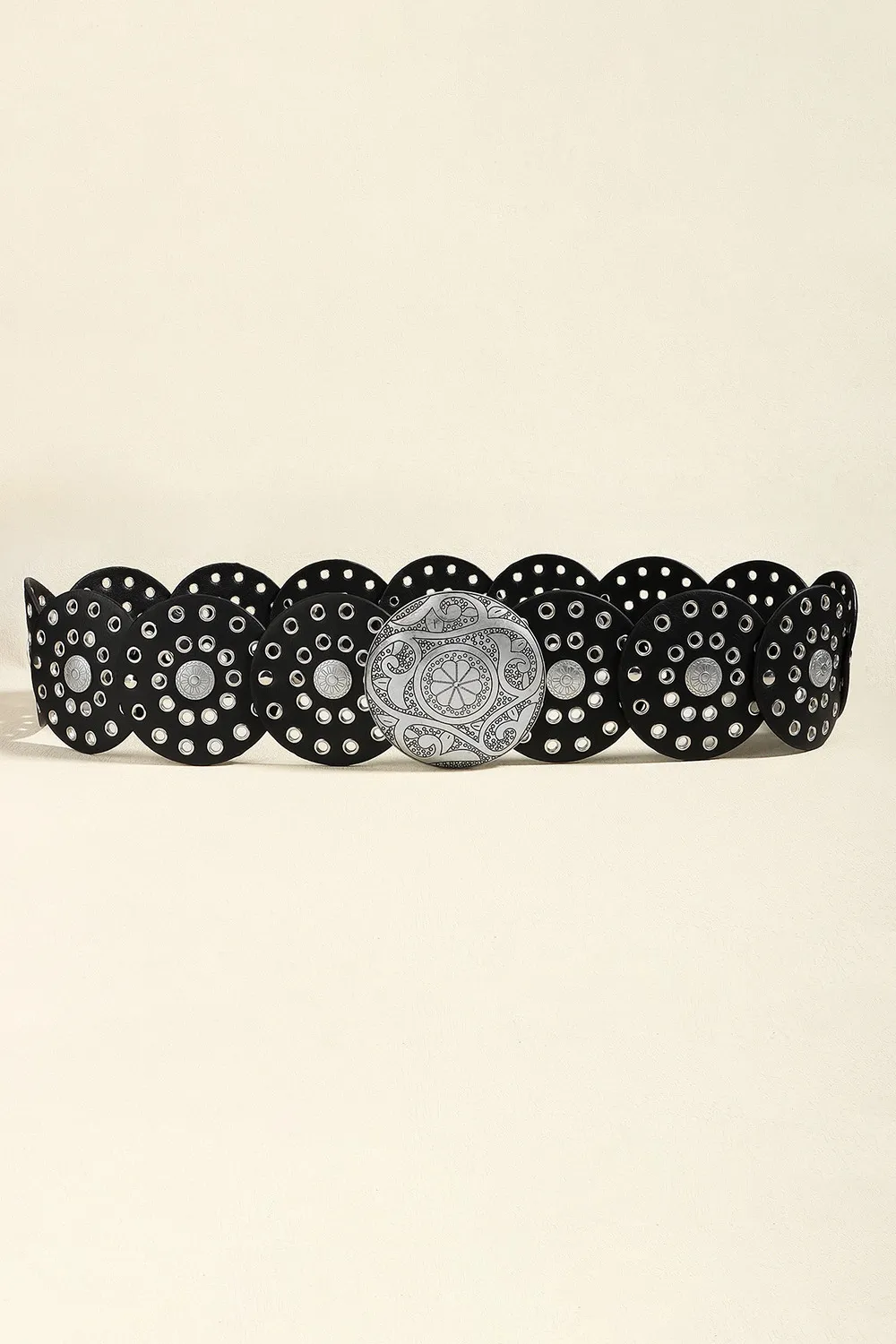 Vintage PU Leather Wide Belt, image 11