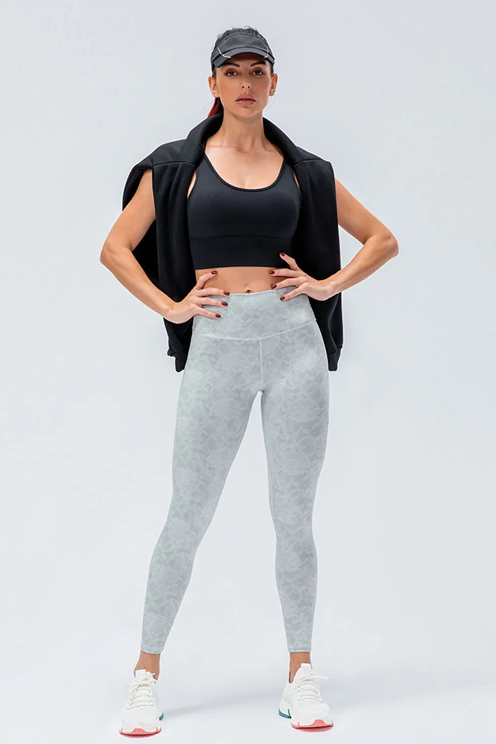 Wide Waistband Slim Fit Active Leggings, image 15