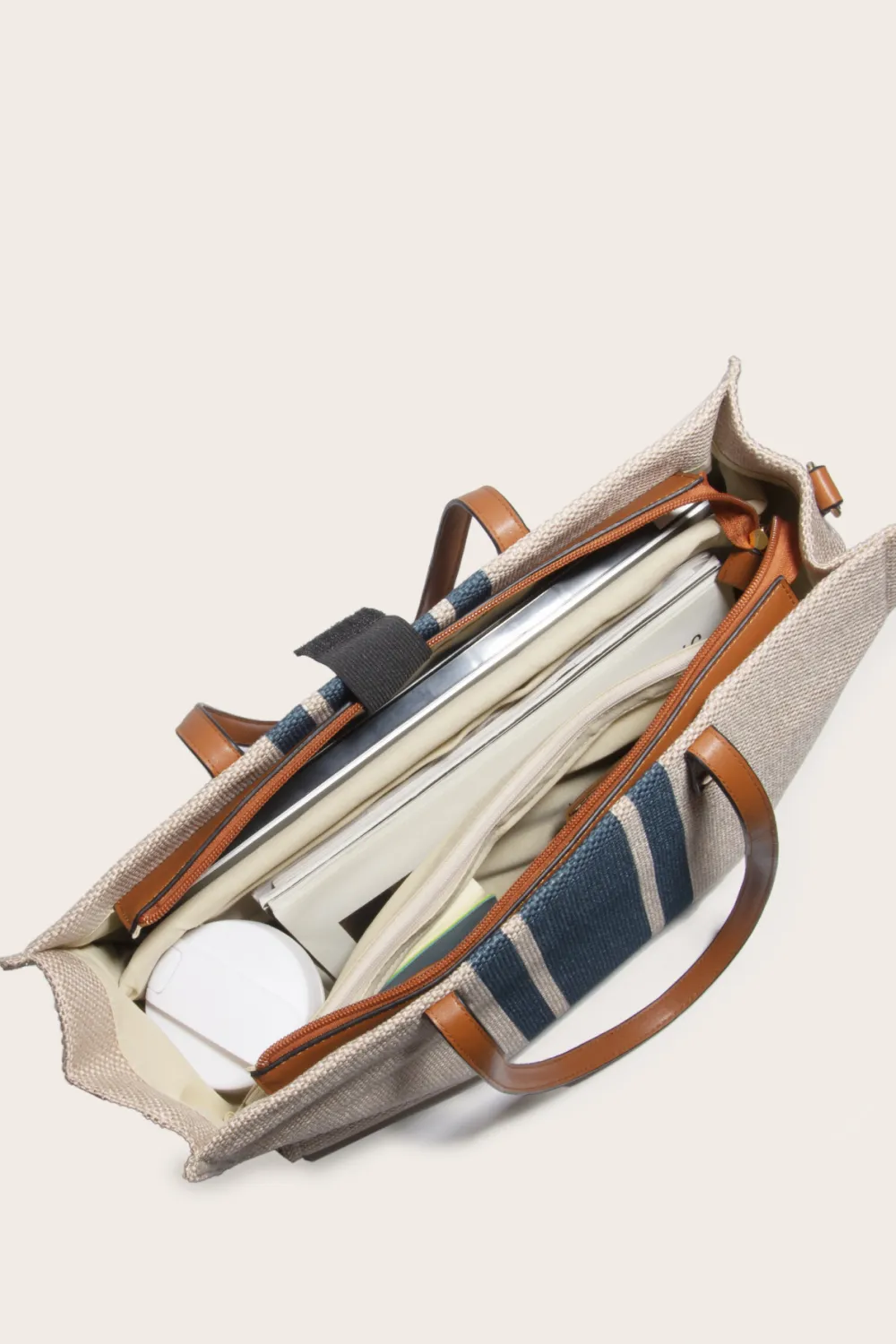 Striped Tote Bag, image 4