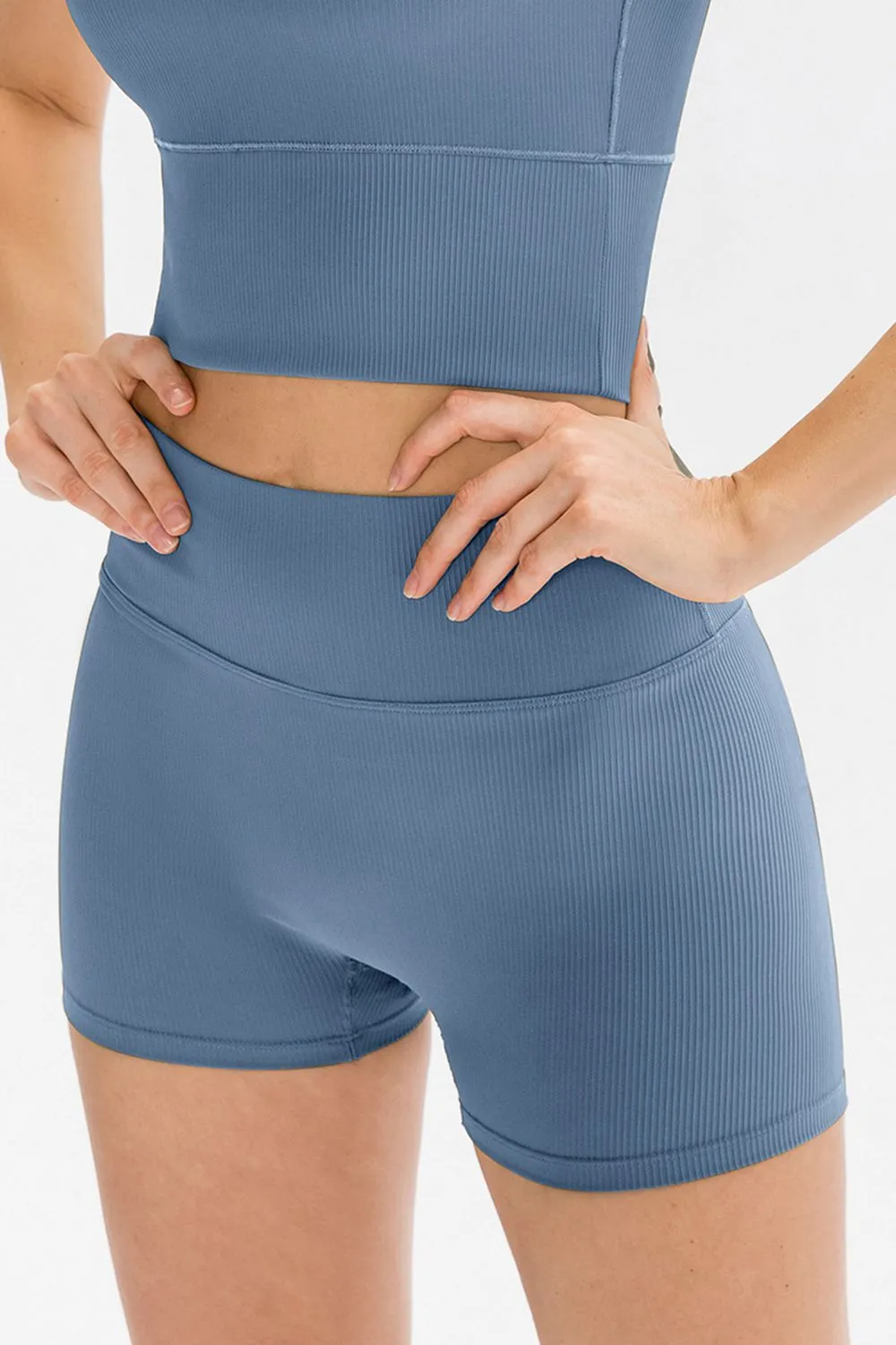 Slim Fit Wide Waistband Sports Shorts, image 21