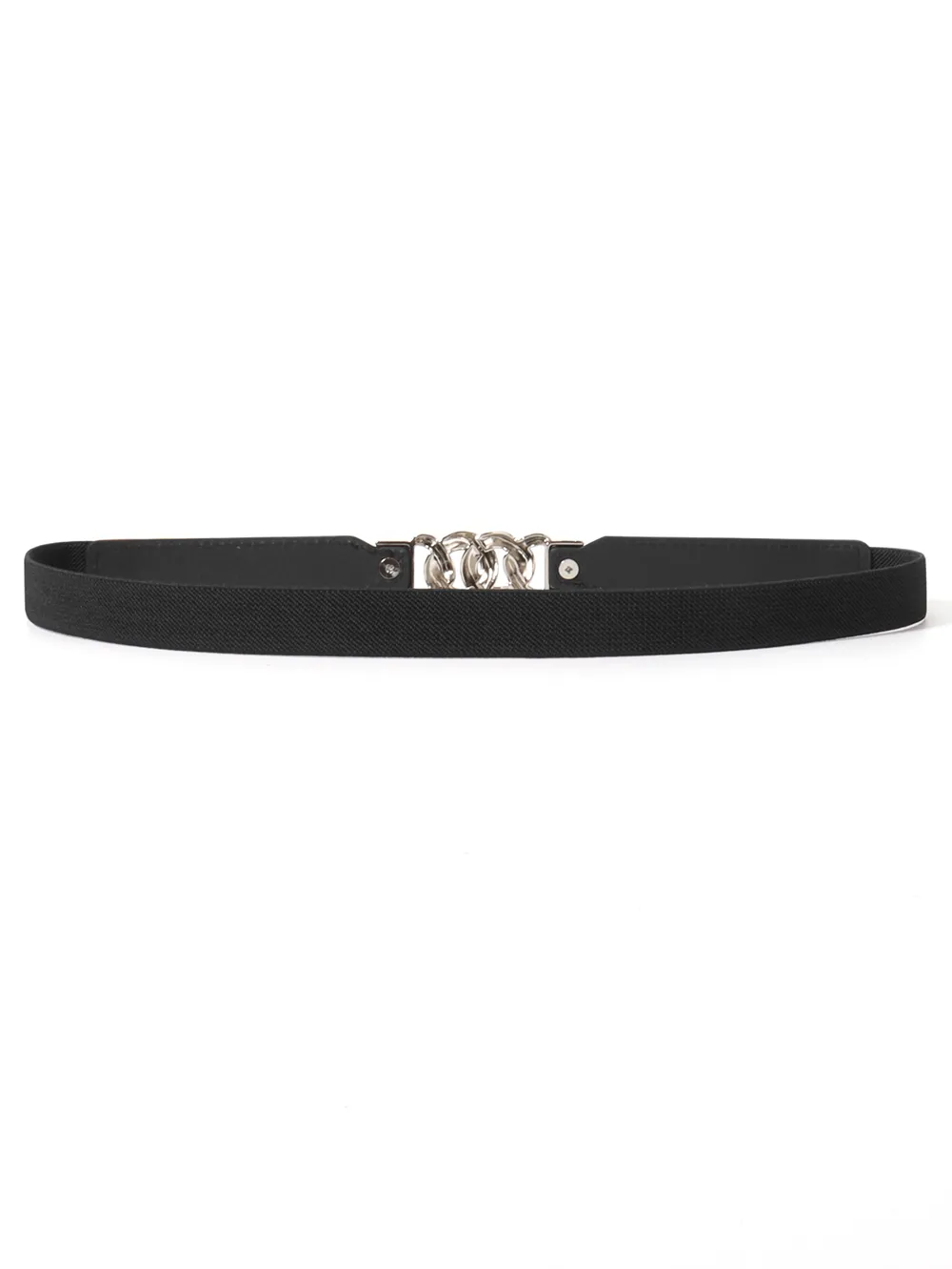 Zinc Alloy Buckle Elastic PU Belt, image 9