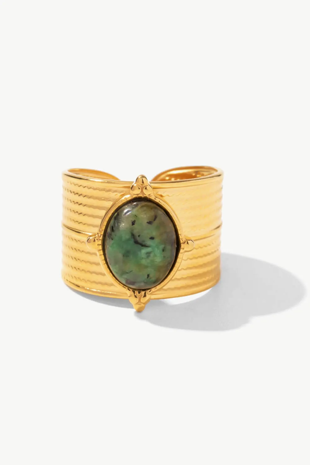 18K Gold-Plated Wide Open Ring, image 11