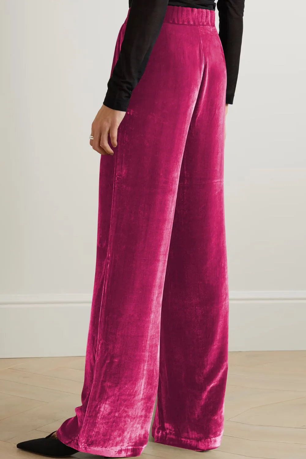 Loose Fit High Waist Long Pants with Pockets, image 10