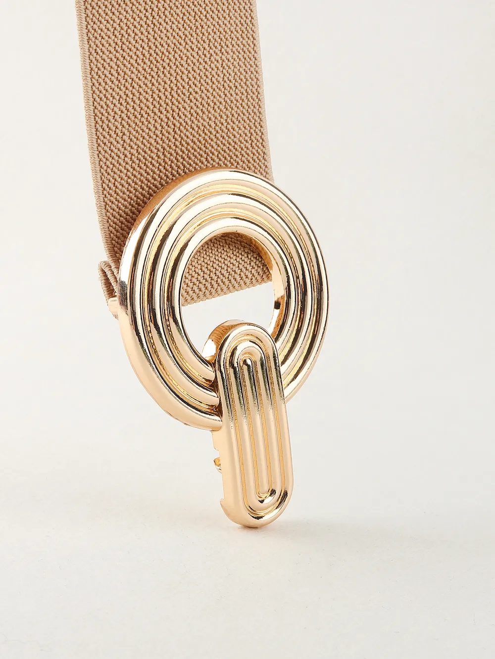Geometric Buckle Elastic Wide Belt, image 20
