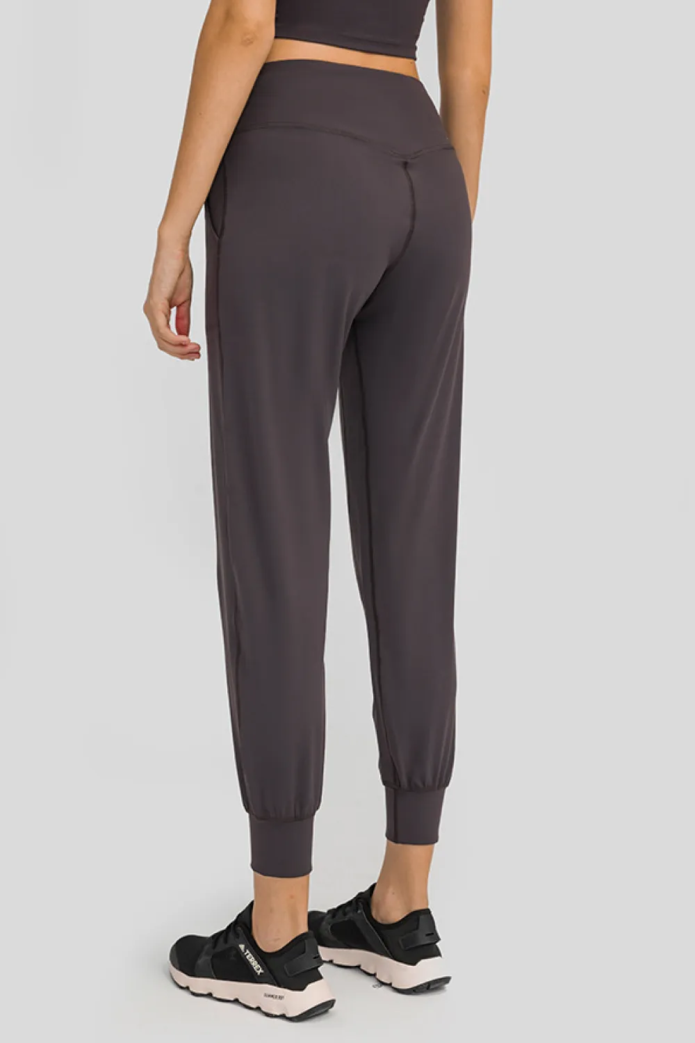 Wide Waistband Slant Pocket Pants, image 8