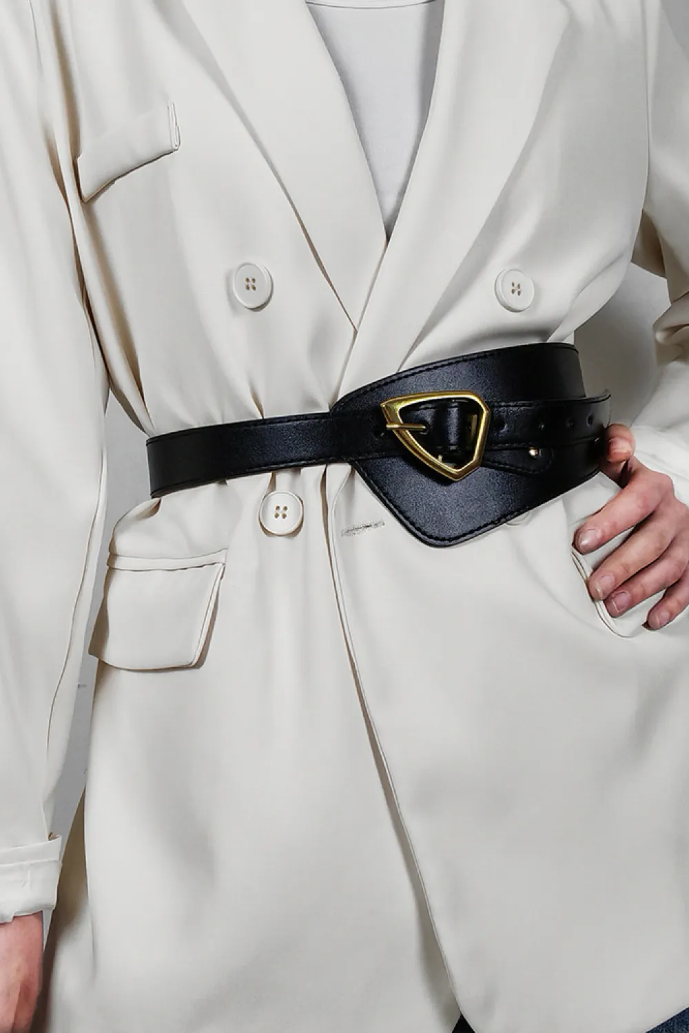 Irregular PU Leather Belt, image 6