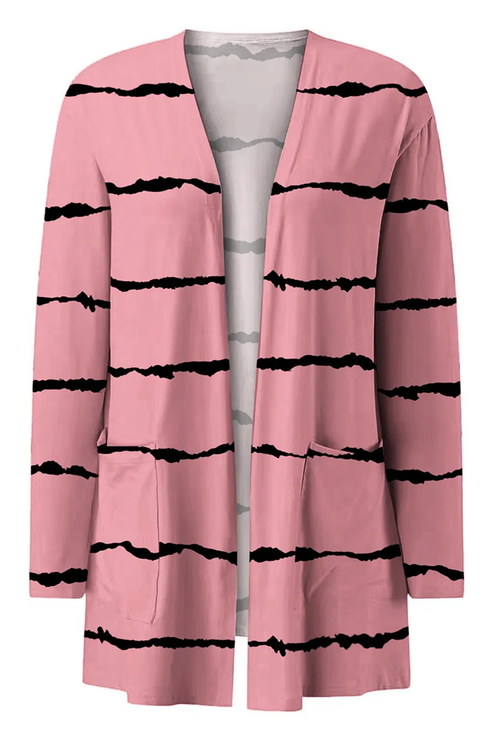 Printed Long Sleeve Cardigan, image 13