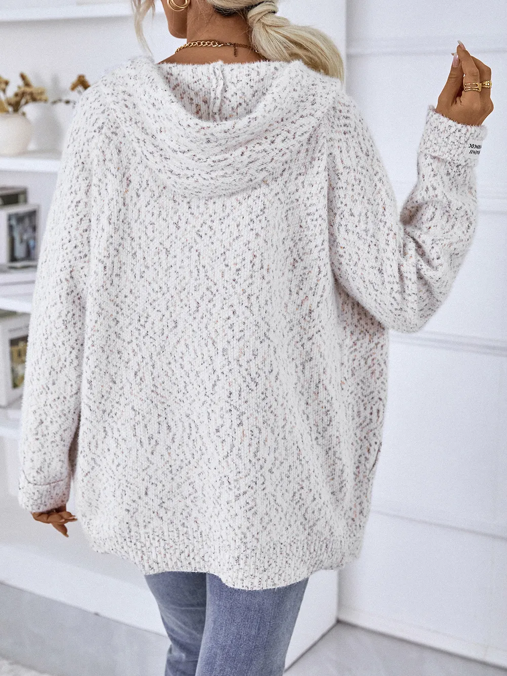 Zip-Up Hooded Sweater, image 14