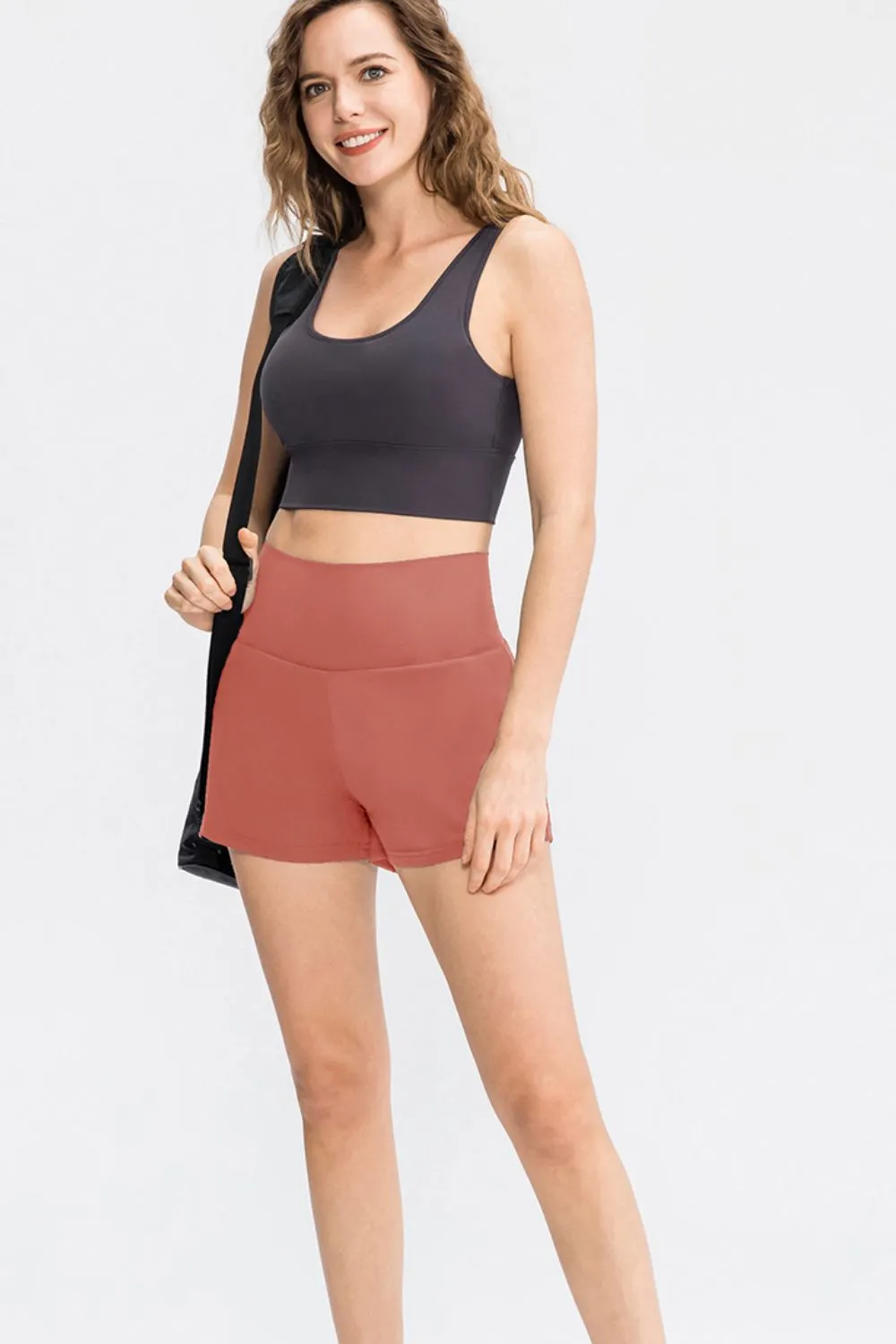 Wide Waistband Sports Shorts with Pockets, image 13