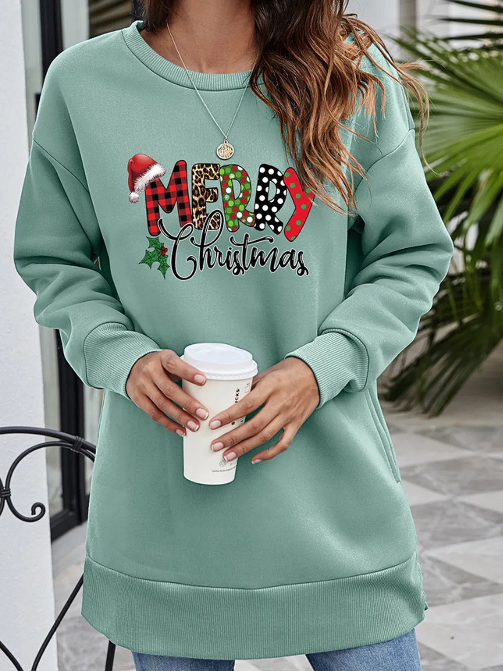 MERRY CHRISTMAS Graphic Sweatshirt, image 14