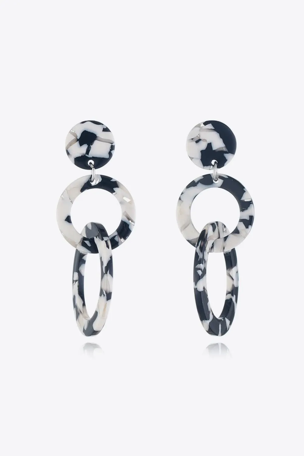 Acrylic Double-Hoop Earrings, image 12