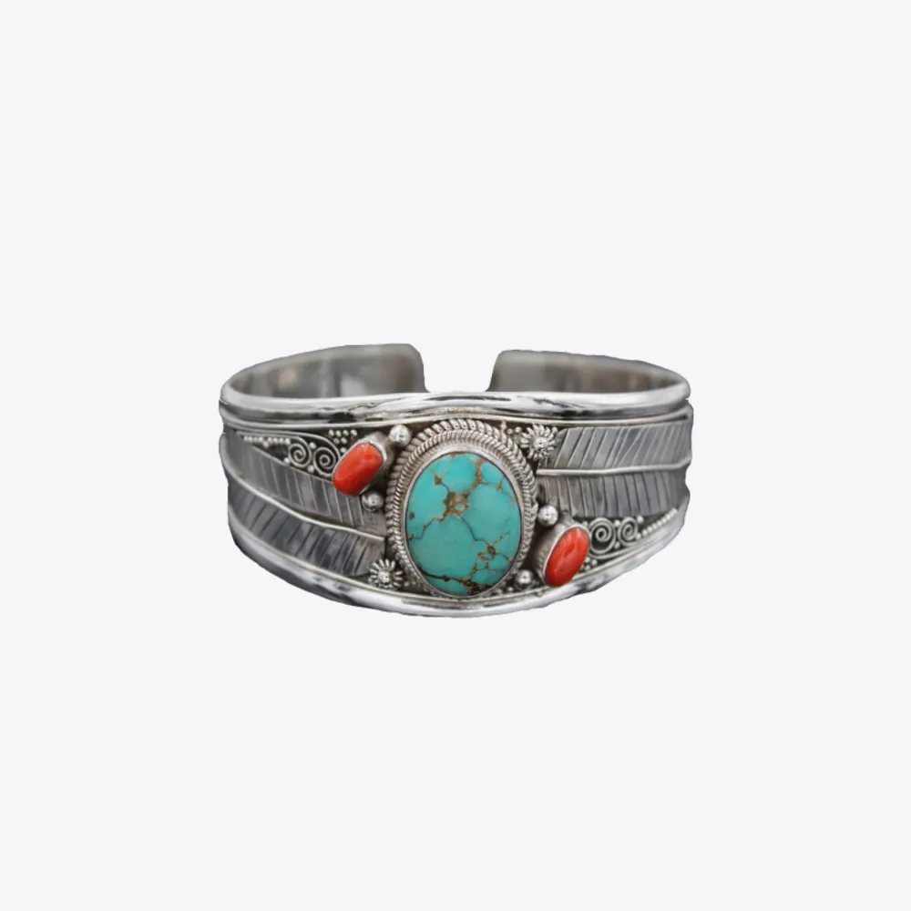 Turquoise Open Bracelet, image 2