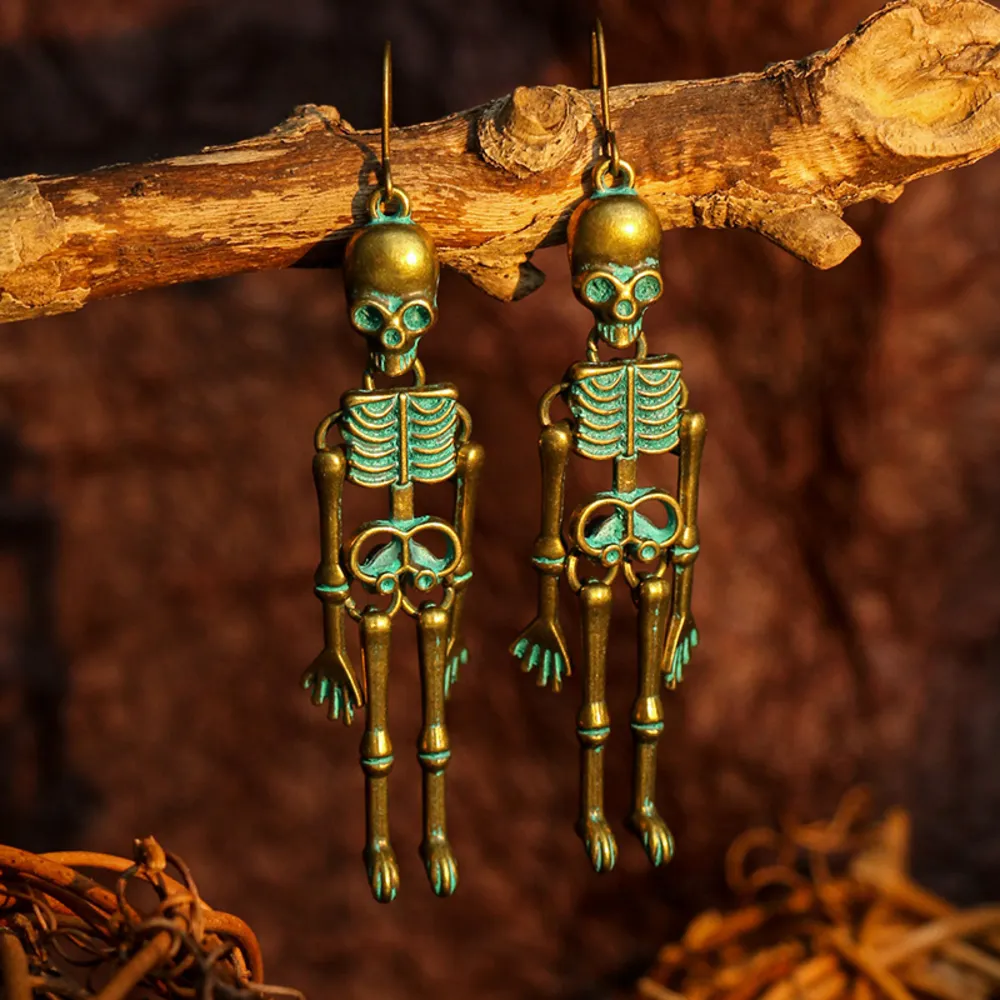 Skeleton Alloy Earrings, image 5