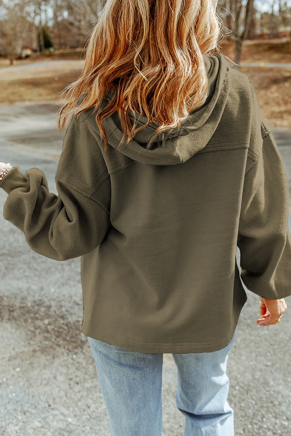 Zip-Up Drawstring Hooded Jacket, image 14