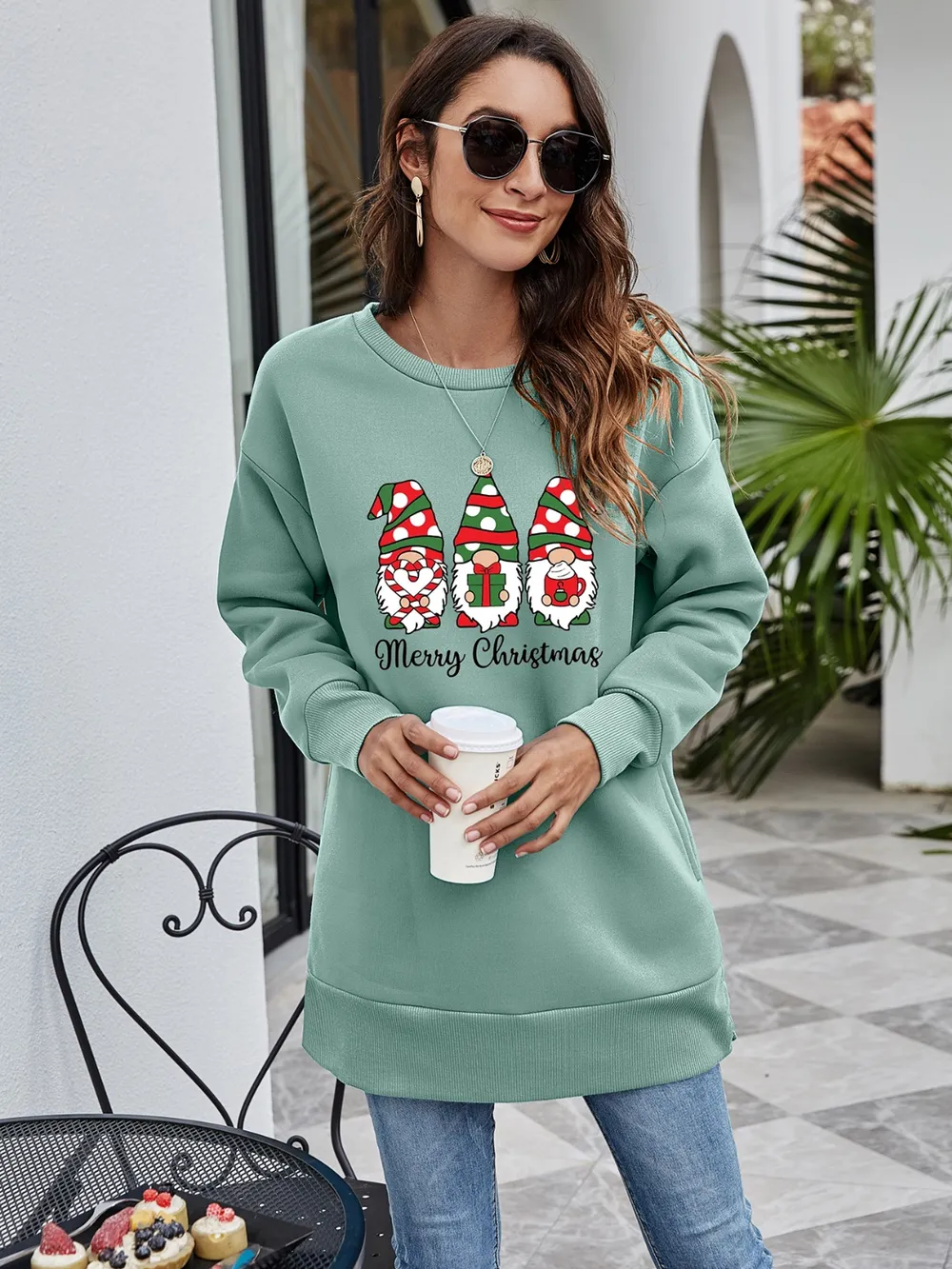 MERRY CHRISTMAS Graphic Sweatshirt, image 10
