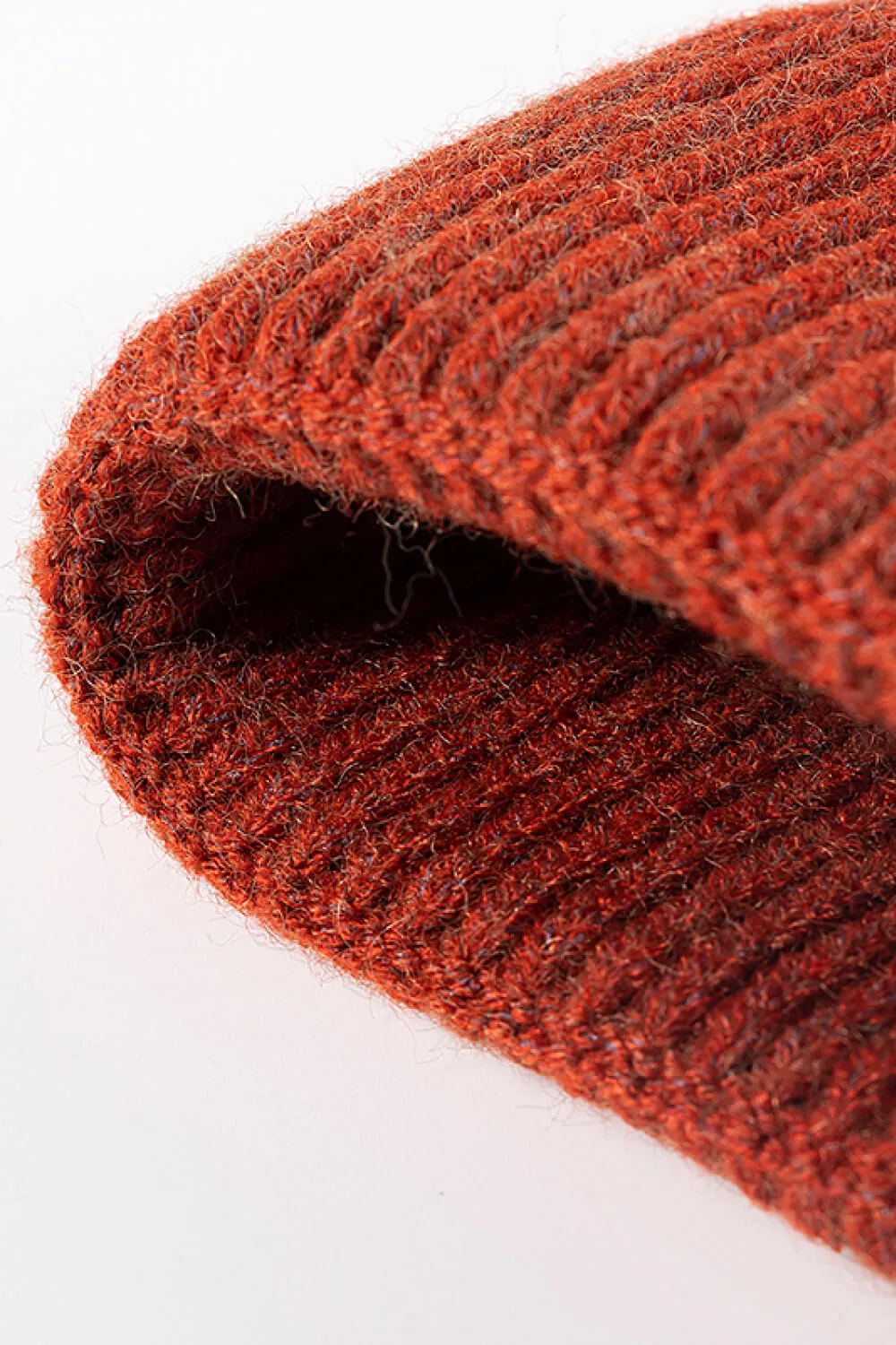 NEWYORK Patch Rib-Knit Cuffed Beanie, image 3