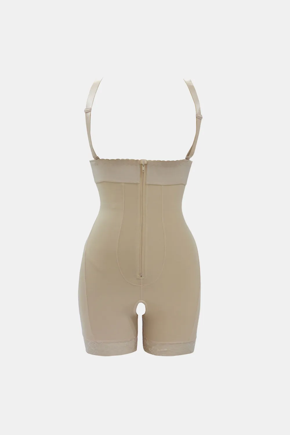 Full Size Zip Up Under-Bust Shaping Bodysuit, image 7