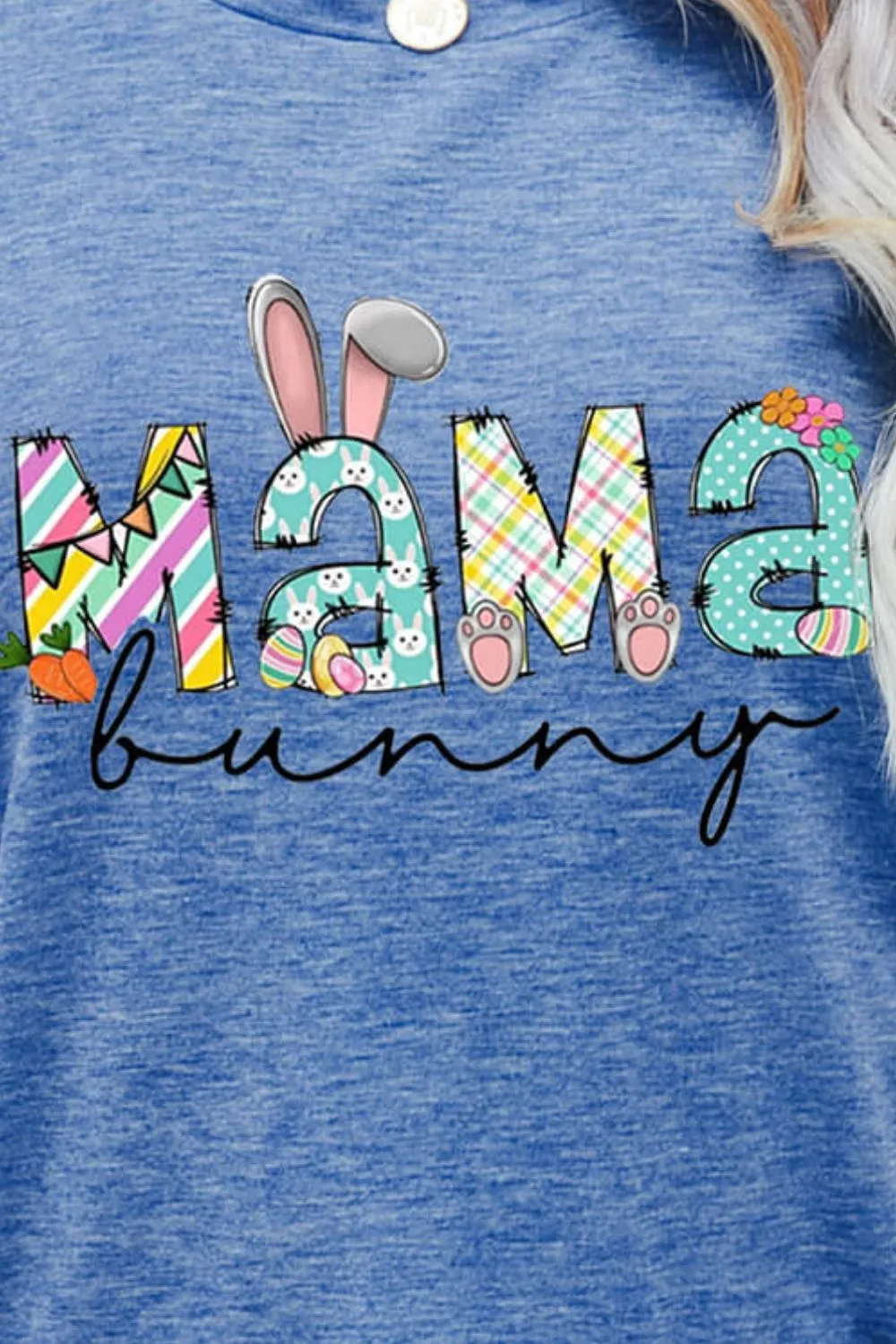 MAMA BUNNY Easter Graphic Tee, image 6