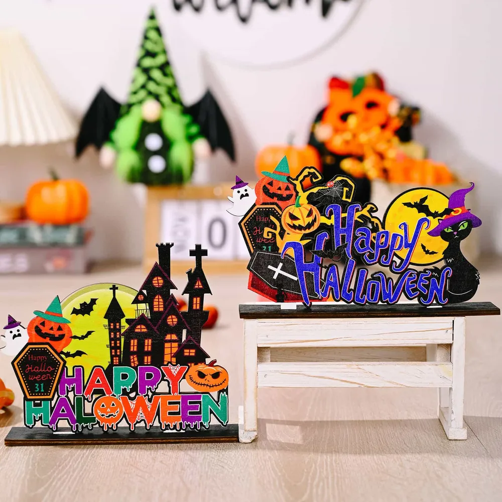 Assorted 2-Piece Halloween Element Ornaments, image 4