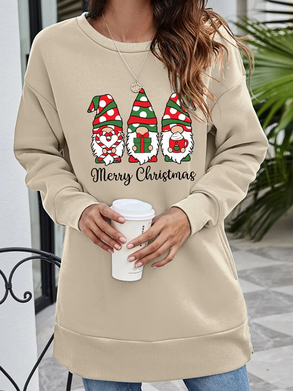 MERRY CHRISTMAS Graphic Sweatshirt, image 8
