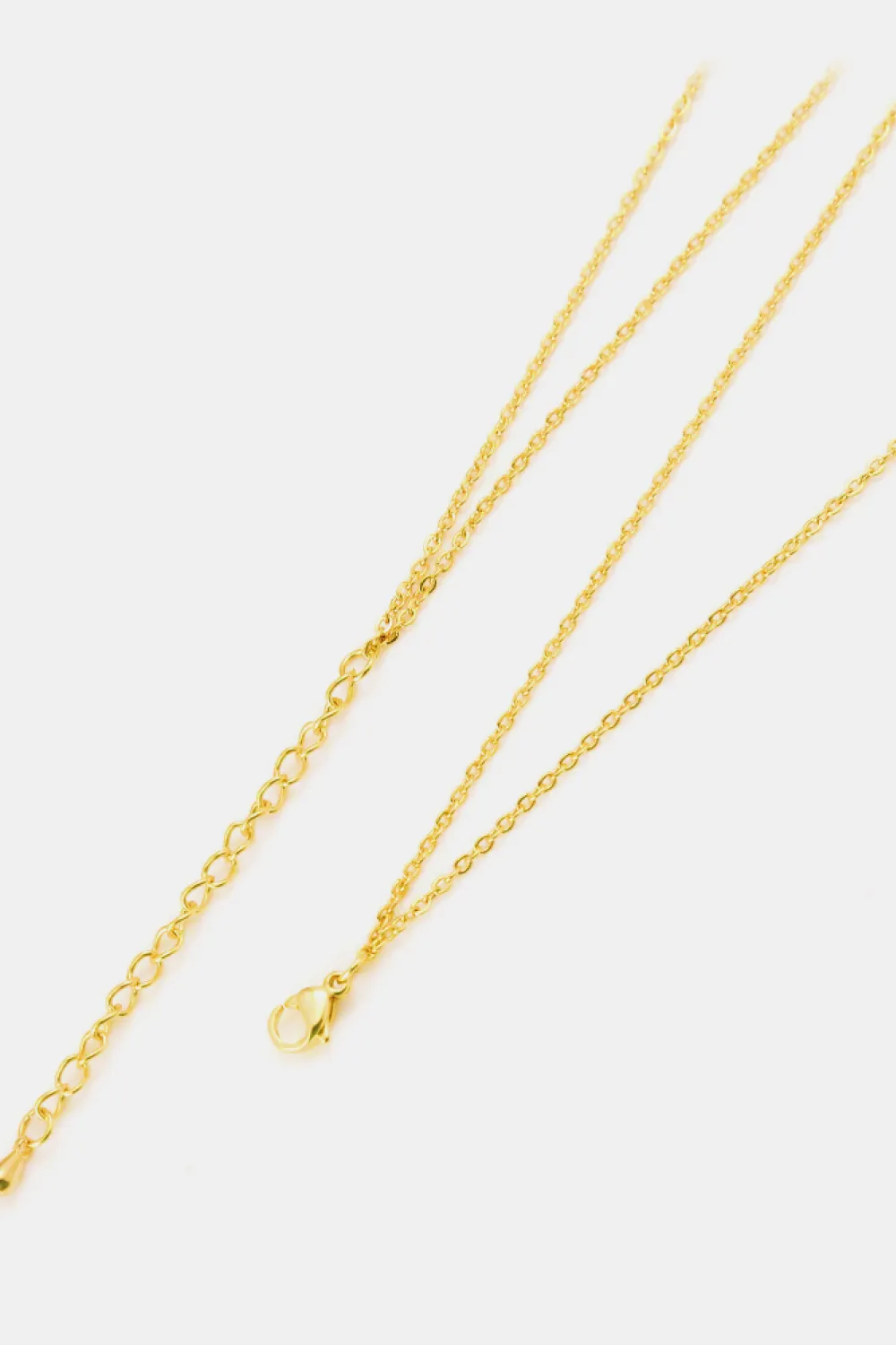 Linked Ring Pendant Chain Necklace, image 5