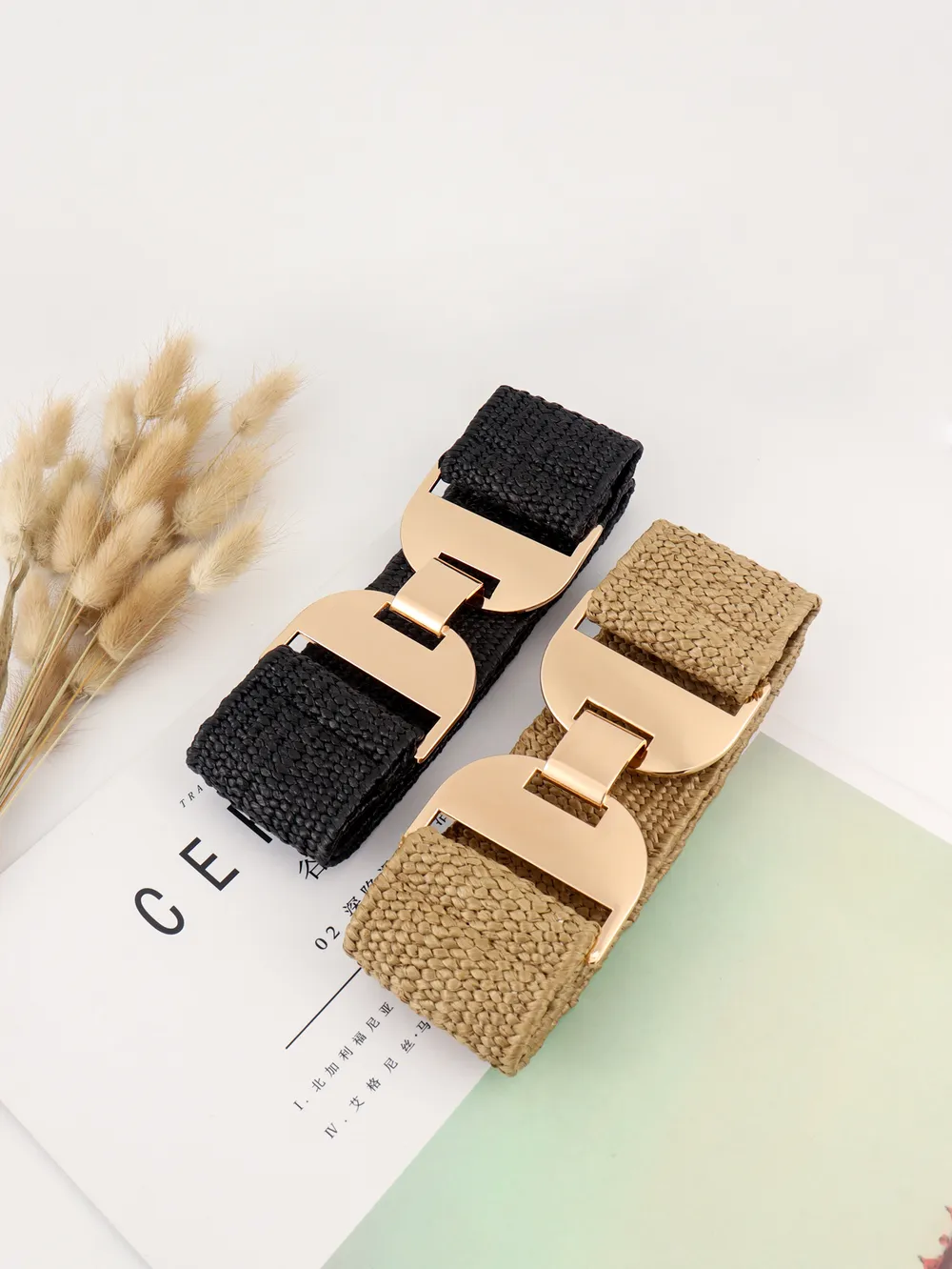 Alloy Buckle Elastic Belt, image 16