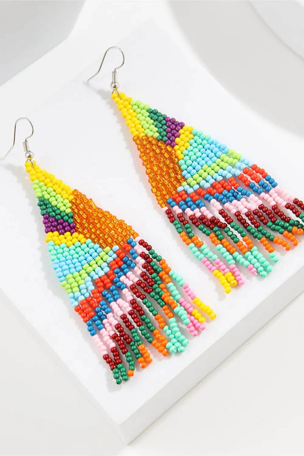 Beaded Dangle Earrings, image 4